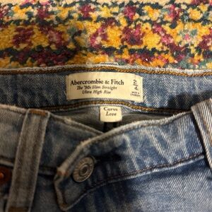 Abercrombie & Fitch Light Blue High Rise Jeans
